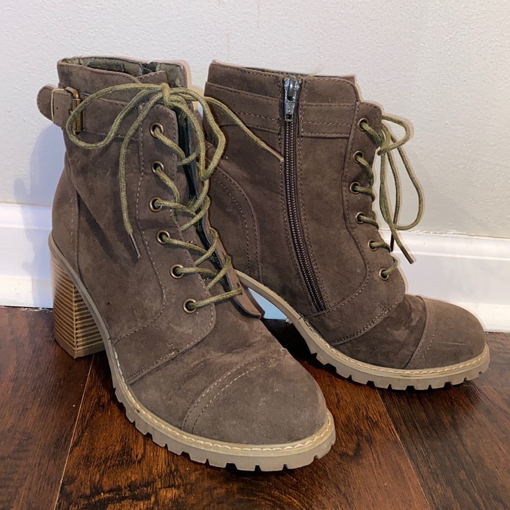 Army Green Booties